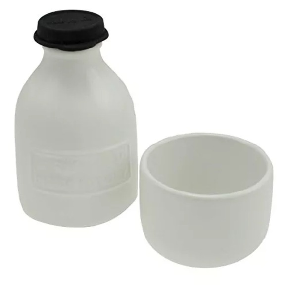 Retro Milk Bottle for Cream and Sugar - Picture 5 of 6